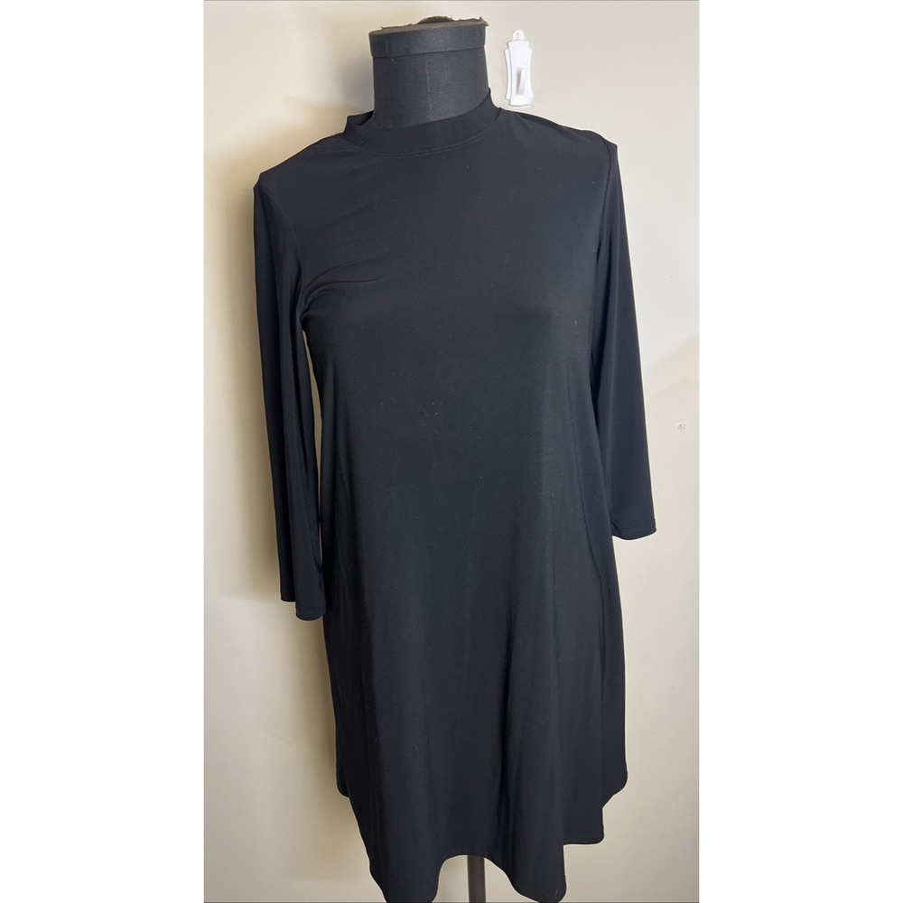 Annalee + Hope Black Shealth Swing Dress Mini Medium Little Black Dress Stretch